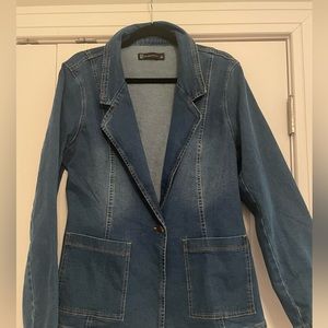 New York and Co. denim blazer